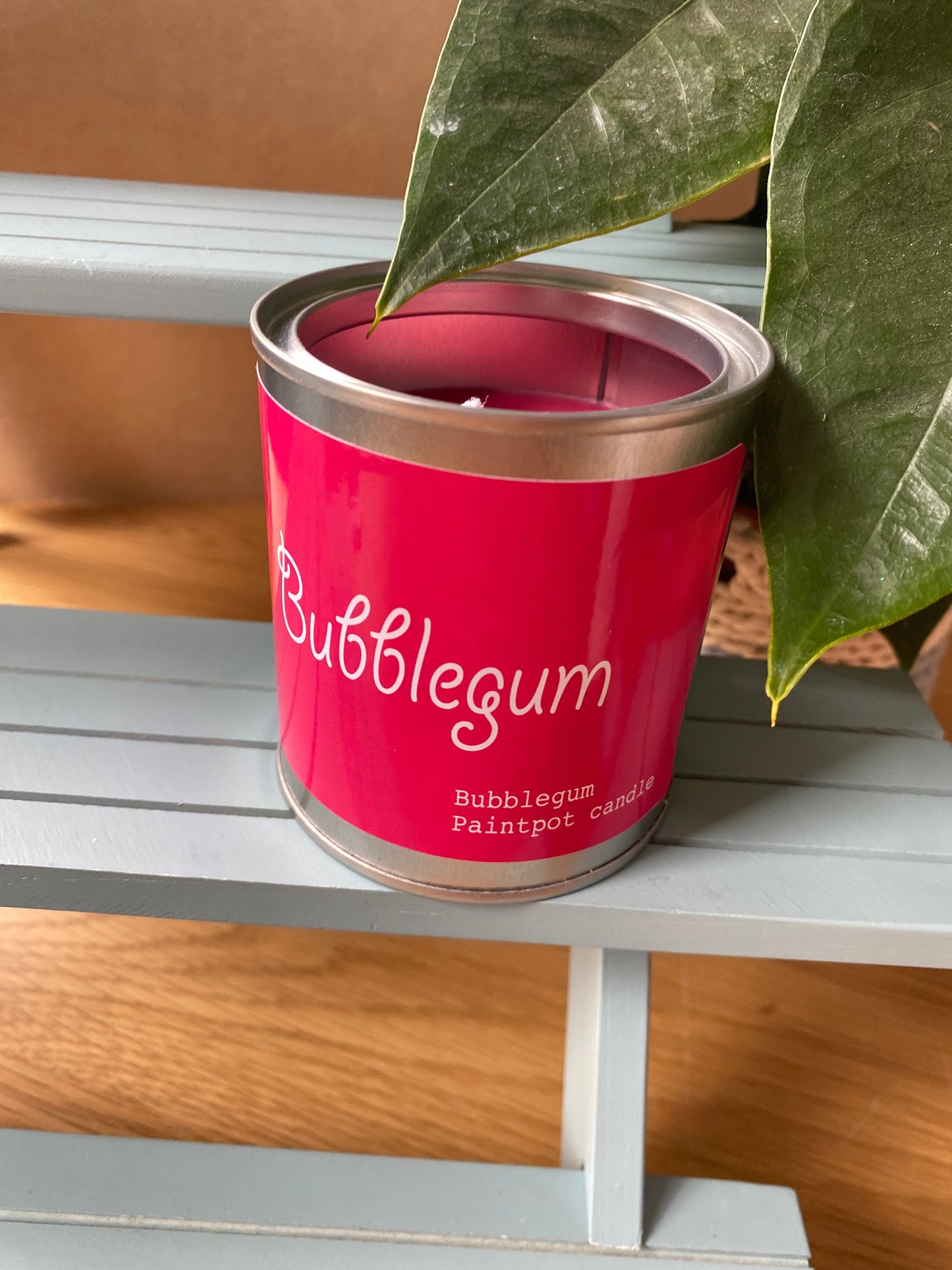 Bubblegum Candle Scented Paint Pot Tin