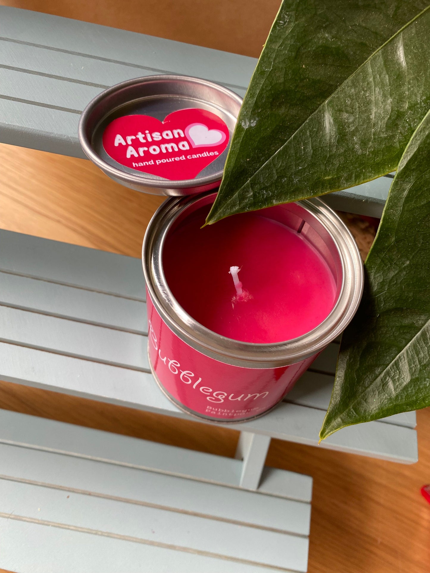 Bubblegum Candle Scented Paint Pot Tin