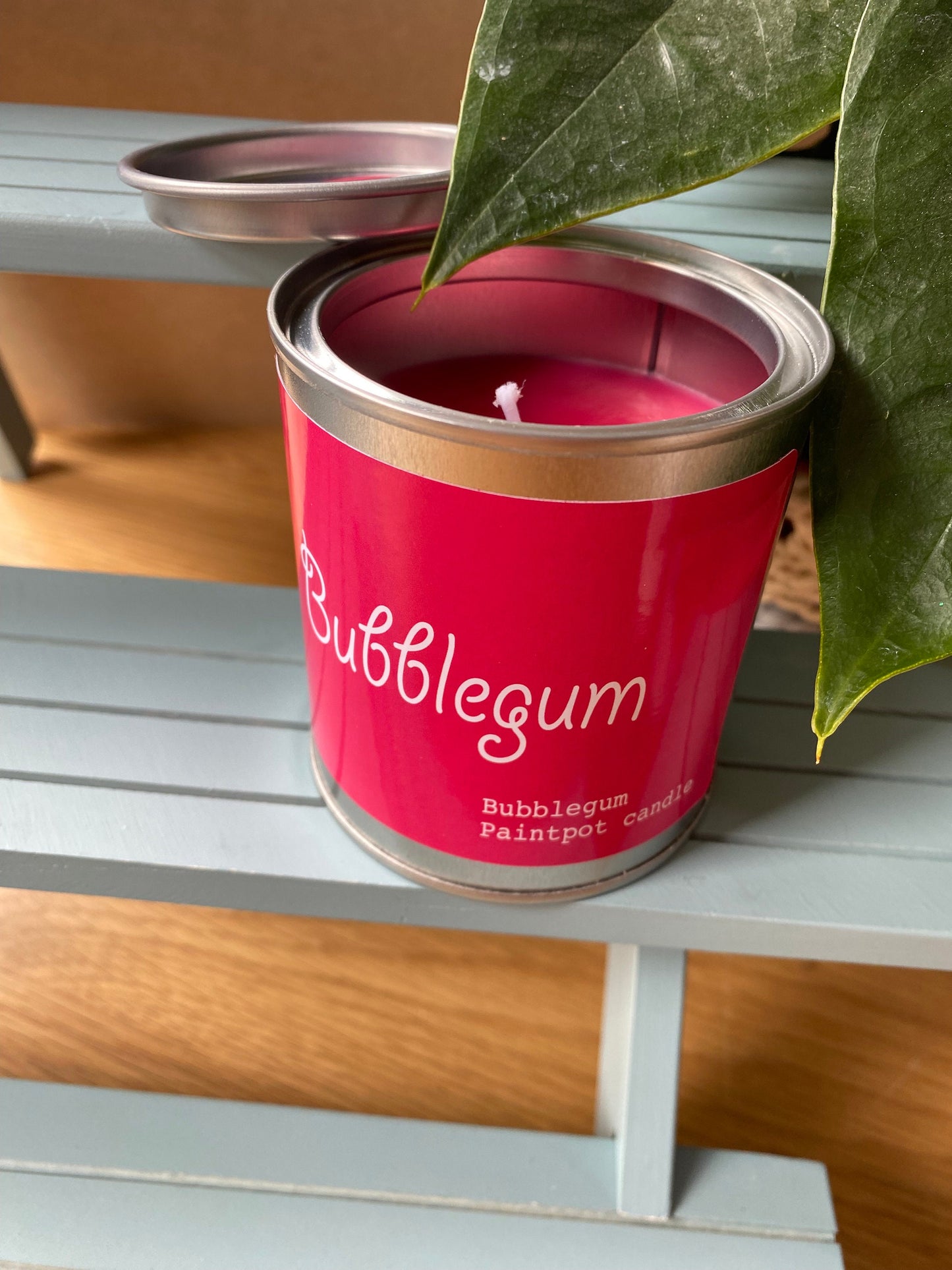 Bubblegum Candle Scented Paint Pot Tin