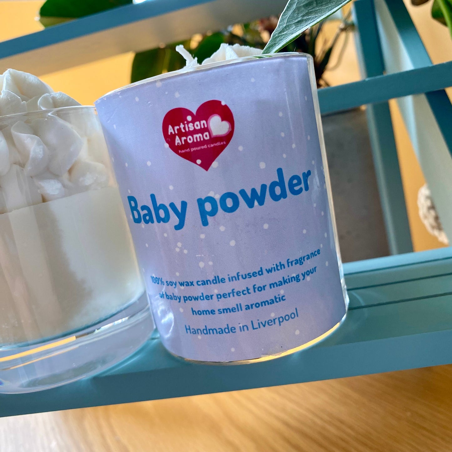 Baby Powder Scented Desert Candle