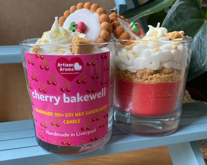 Cherry Bakewell Scented Desert Candle