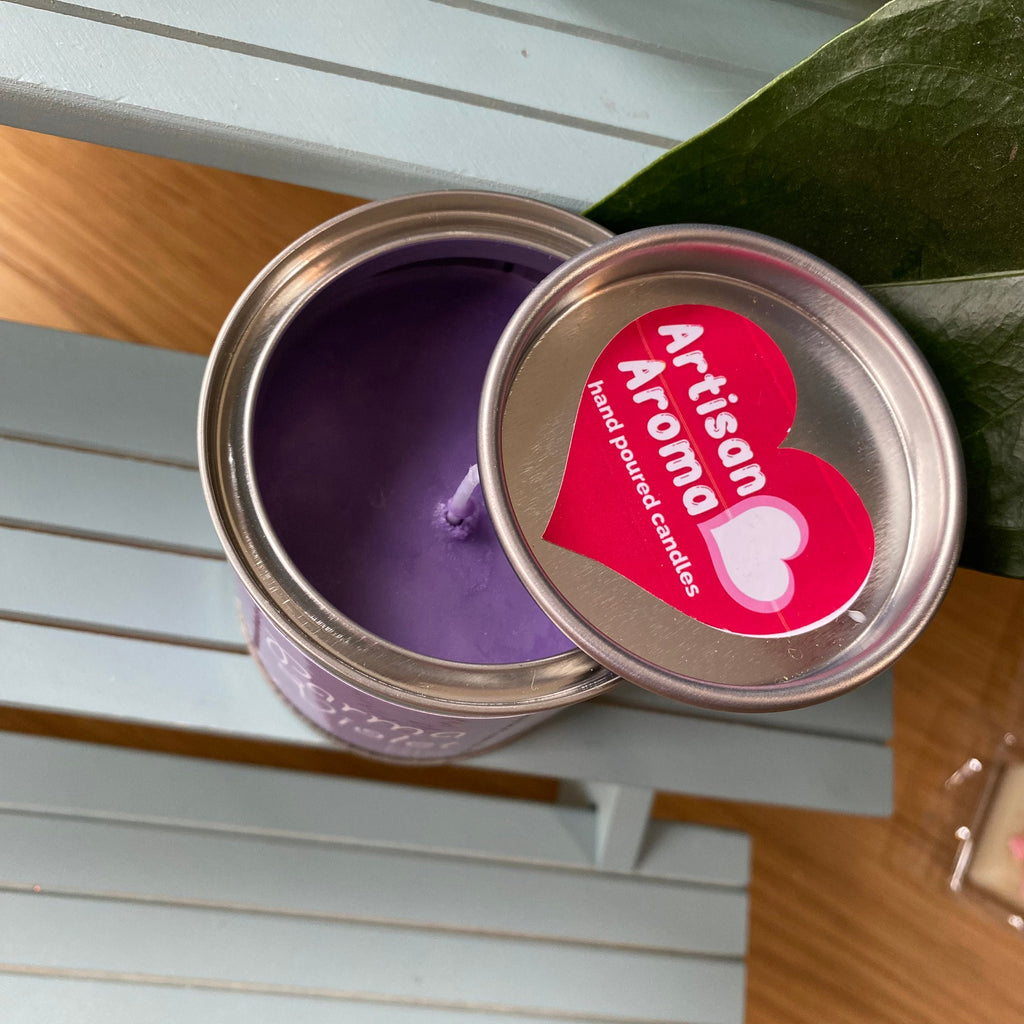 Parma Violet Candle Paint Pot Tin