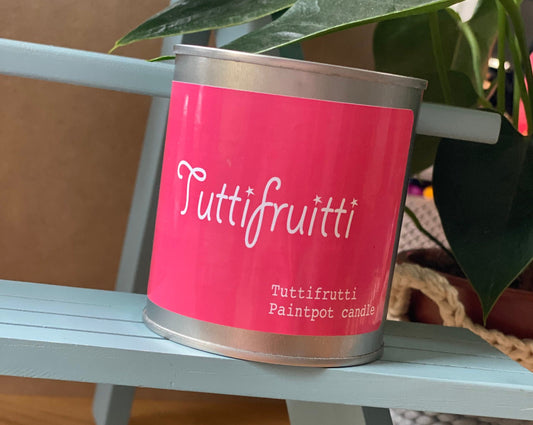 Tutti Frutti Candle Paint Pot Tin