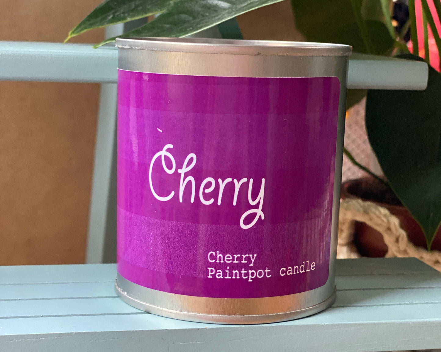 Cherry Tin Candle Scented Paint Pot