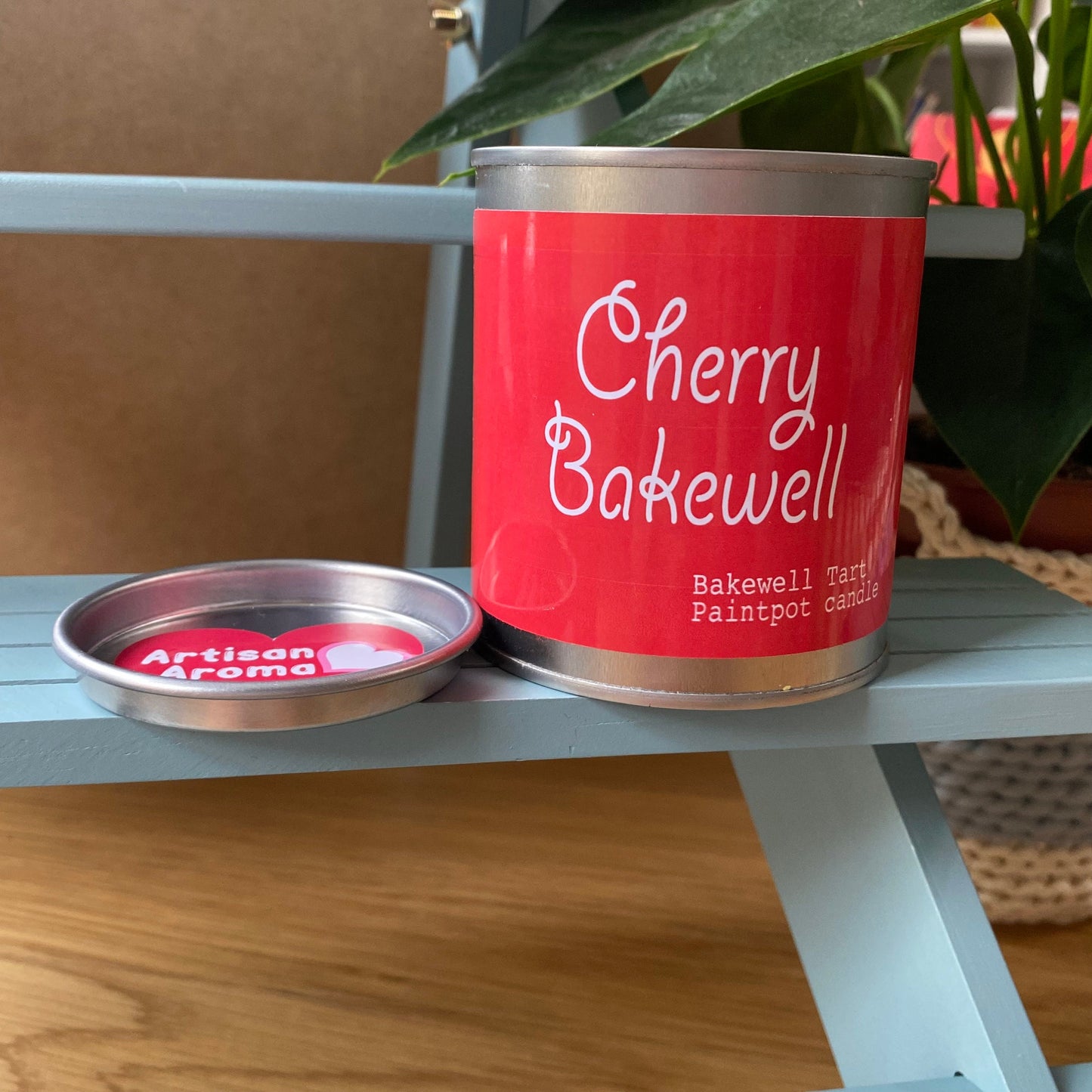 Cherry Bakewell  Candle Scented Paint Pot