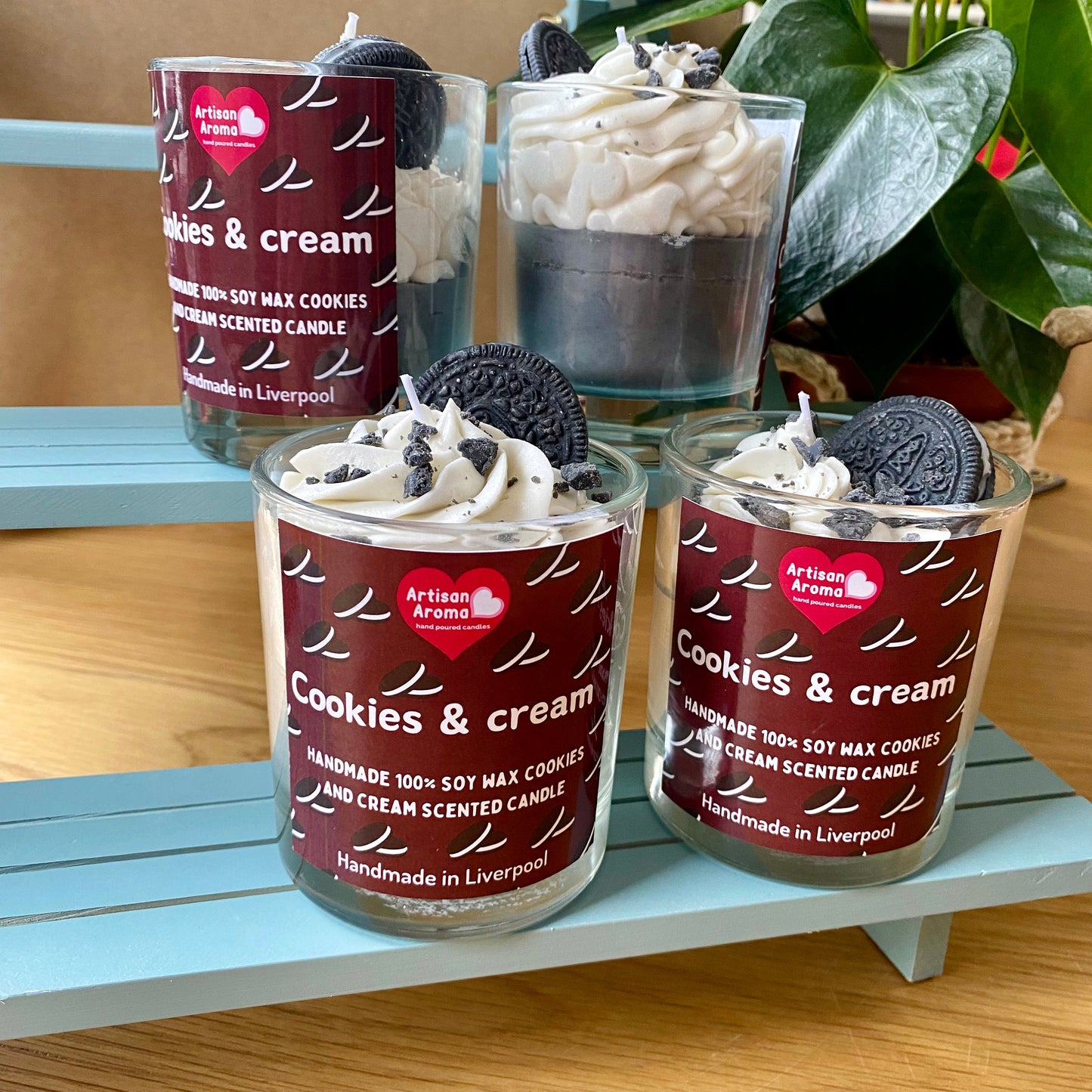 Cookie & Cream  Scented Desert Candle