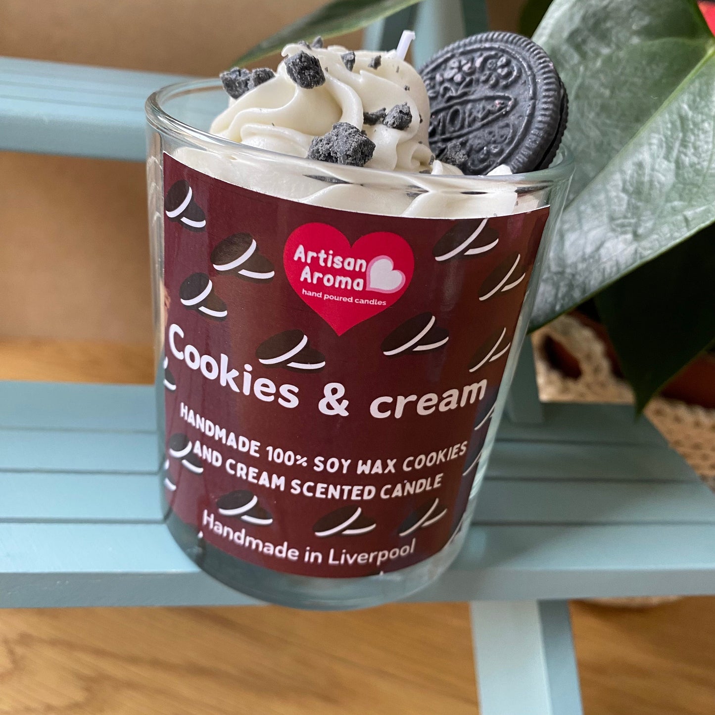 Cookie & Cream  Scented Desert Candle