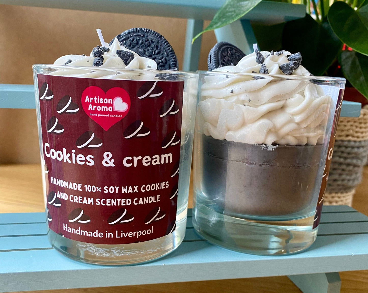 Cookie & Cream  Scented Desert Candle