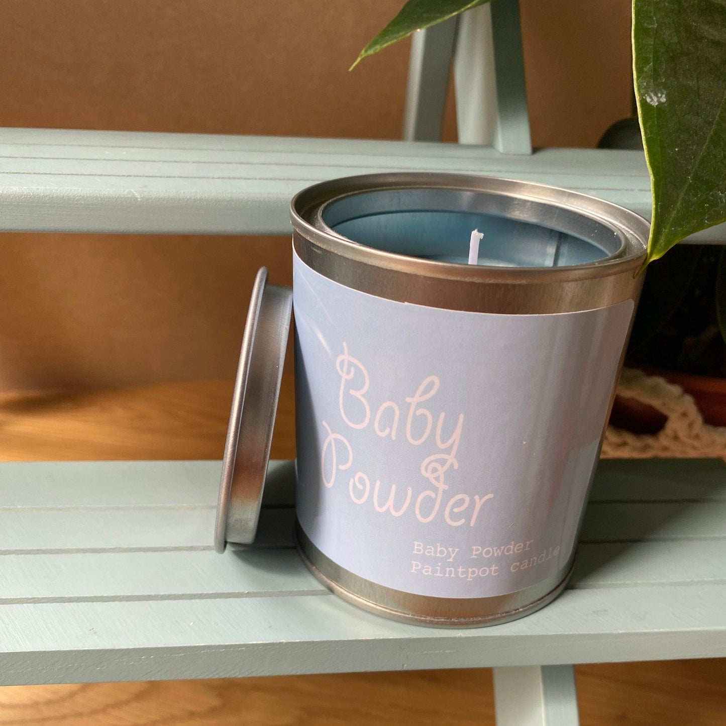 Baby Powder Candle Scented Paint Pot Tin