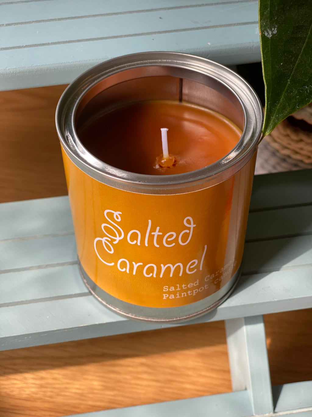 Salted Caramel Candle Paint Pot Tin