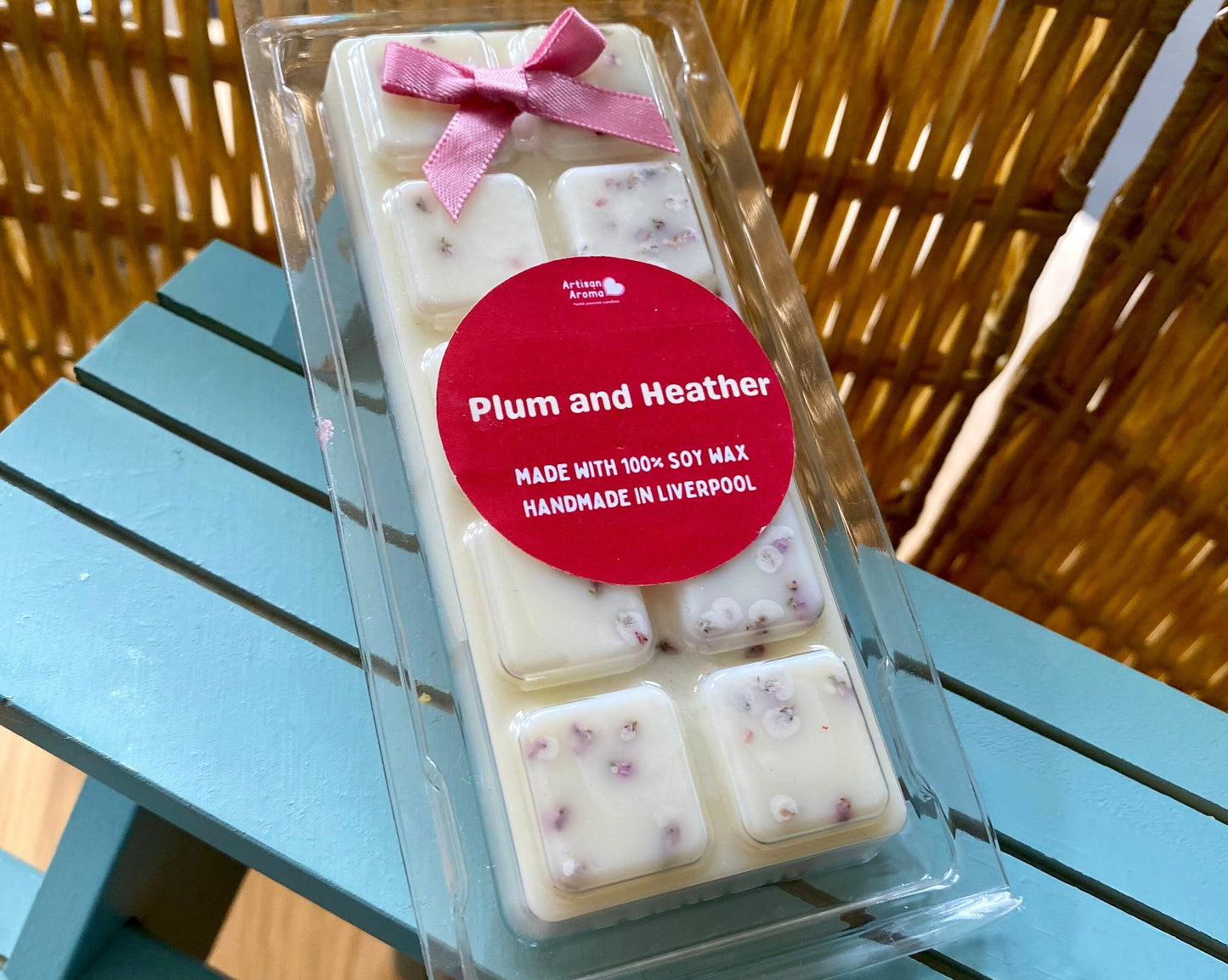 Plum & Heather Scented Wax Melt Snap Bar