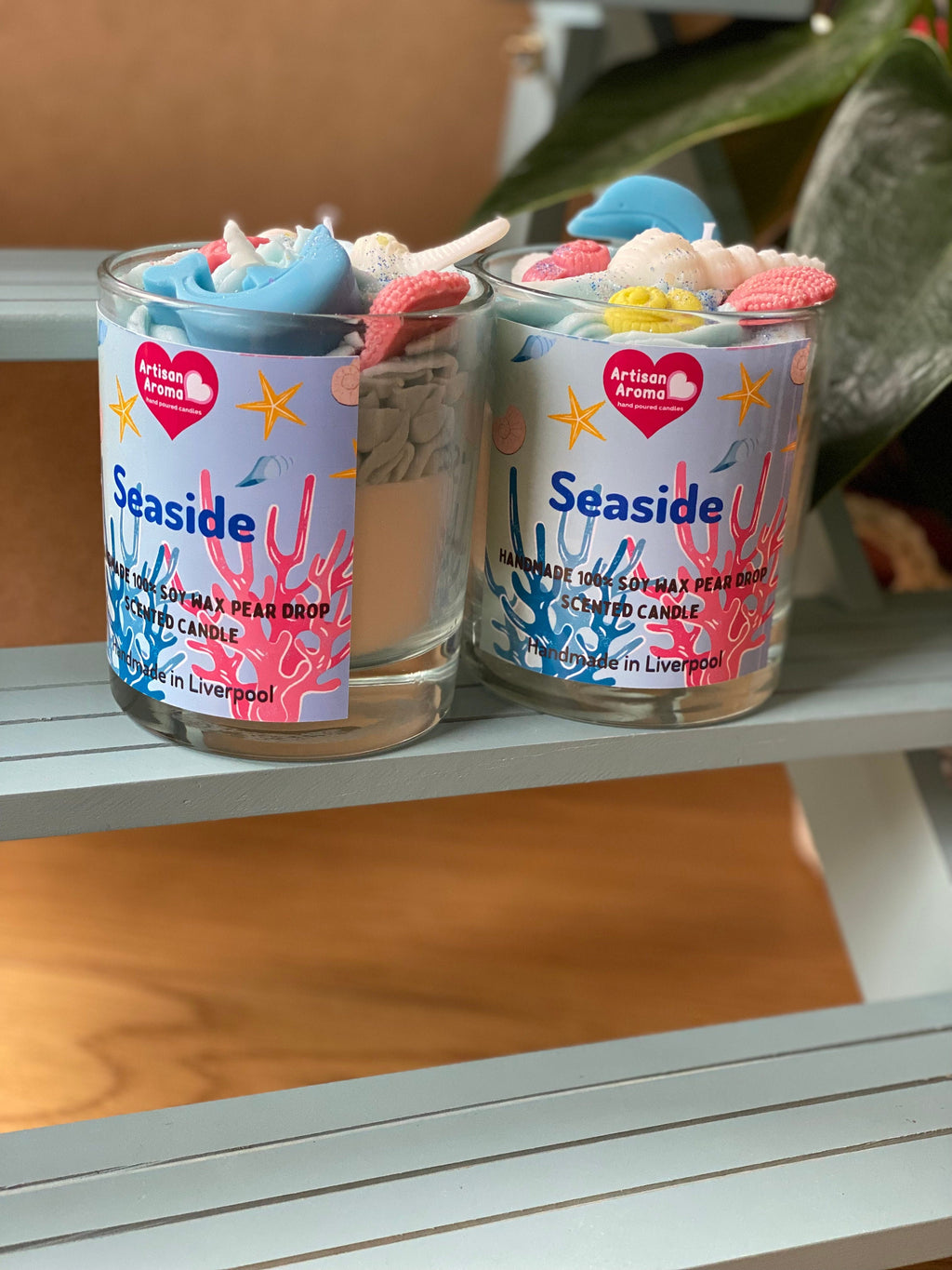 Pear Drop Scented Seaside Desert Candle