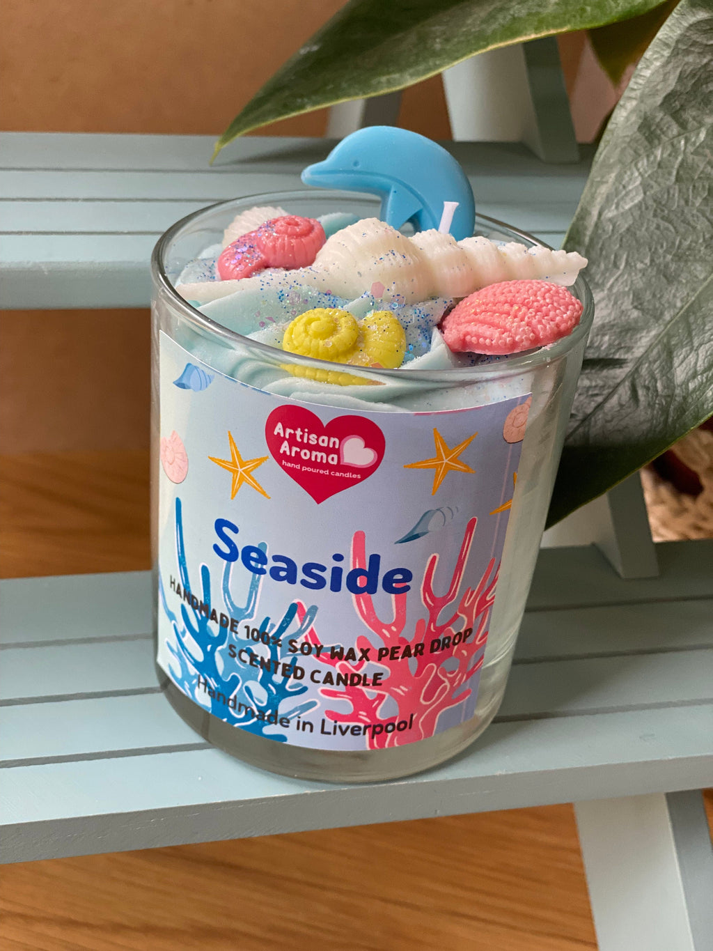 Pear Drop Scented Seaside Desert Candle