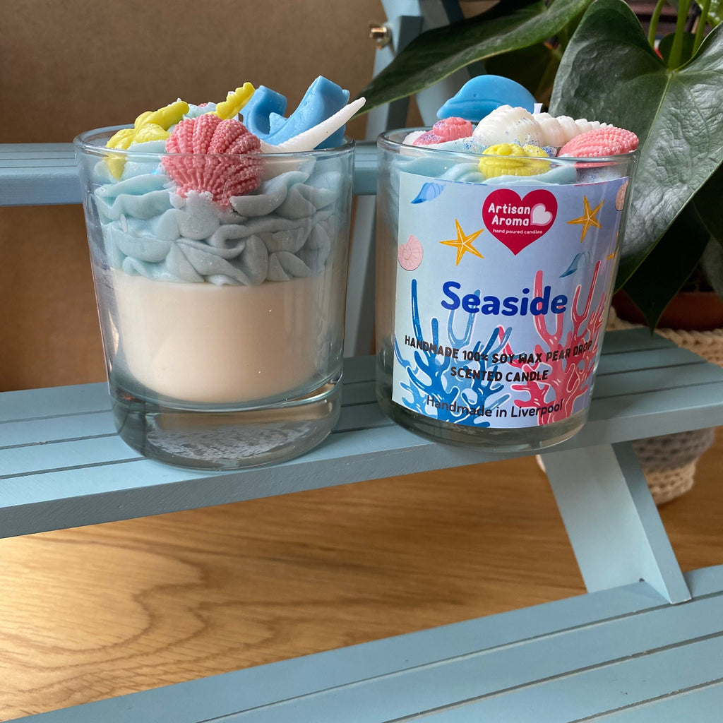 Pear Drop Scented Seaside Desert Candle